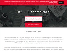 Tablet Screenshot of dafi.fr